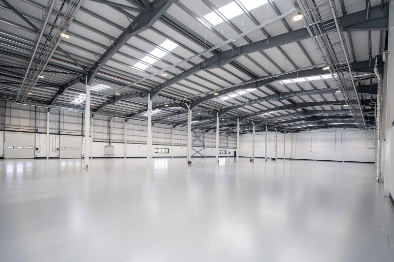 Technology/manufacturing area of c. 2,329 m² (c. 25,069 ft²) with roller shutter doors to yard.